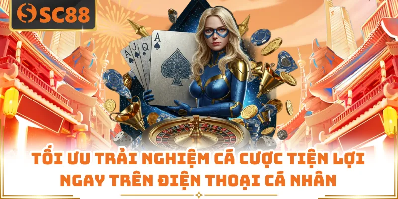 Tối ưu trải nghiệm cá cược tiện lợi ngay trên điện thoại cá nhân